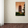 Philippe Hugonnard 'Light Pagoda' Canvas Art, 32"x22"