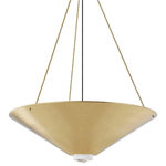 Hudson Valley Lighting - Heron 6 Light Pendant, Aged Brass Finish - Features: