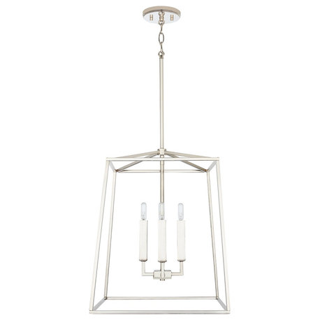 Capital Lighting Thea 4-LT Foyer Light 537642PN - Polished Nickel