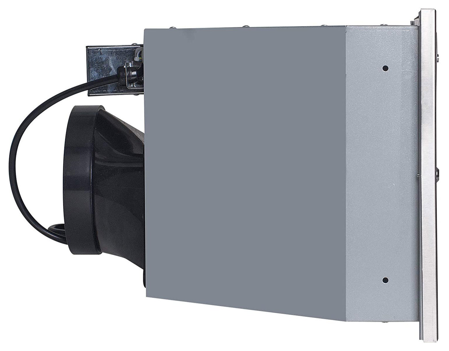 Stainless Steel Range Hood With 3  Speed Button Control, Stainless Steel, 28 in.