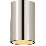 Z-Lite - Harley 1 Light Flush Mount, Chrome - This 1 light Flush Mount from the Harley collection by Z-Lite will enhance your home with a perfect mix of form and function. The features include a Chrome finish applied by experts.