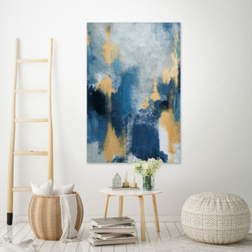 "Teal Phenomenon" Painting Print on Wrapped Canvas
