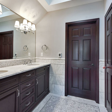 Marble bathrooms as part of whole house remodel