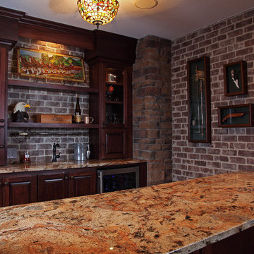 Irish Pub Style Basement Finish