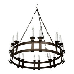 CH-169 Hand Forged Iron Chandelier Designs - Chandeliers