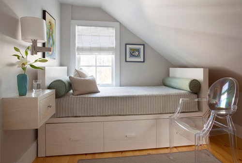 Best Wall Mounted Nightstands Design Ideas & Remodel Pictures | Houzz - SaveEmail