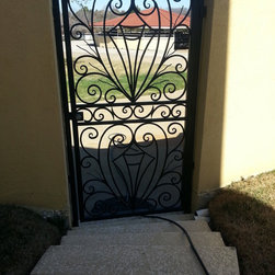 Wrought Iron Exterior Gates - Products