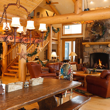 Mountain Great Room and Dining Room