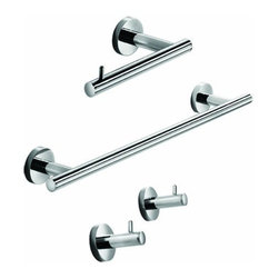 Spritz Luxury Bathroom Accessory Set - Bathroom Accessory Sets