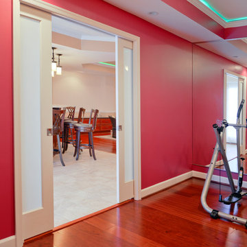 A New Attractive Basement for Today's Family Entertainment