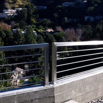contemporary railing
