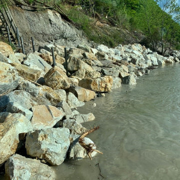 Rip Rap Armour Stone - Lake Michigan Shoreline