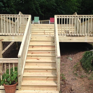 Pressure Treated Pine Deck By Durante