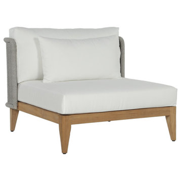 Ibiza Armless Chair Natural Stinson White