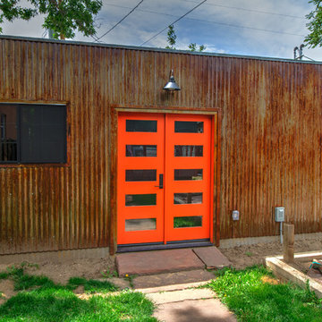 Industrial Garage and Porch