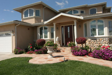 Inspiration for a mediterranean exterior home remodel in San Francisco