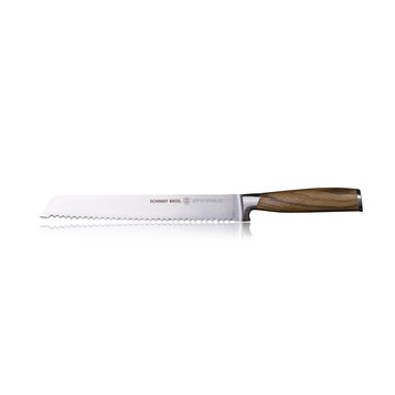 Schmidt Brothers Cutlery Zebra Wood Bread Knife, 8.5"