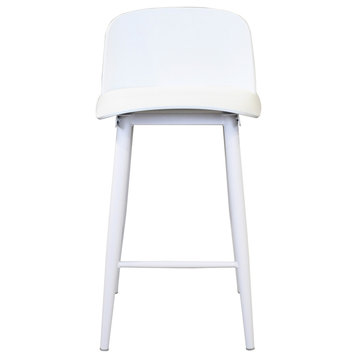 Looey Counter Stool White, Set of 2