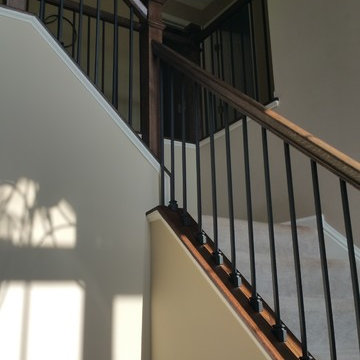 Dark Wood Railing