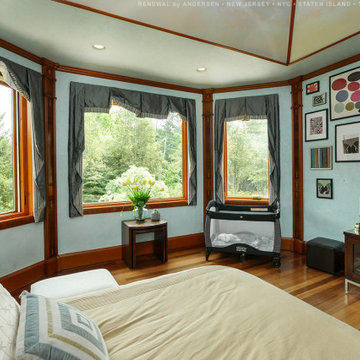 New Wood Windows in Wonderful Bedroom - Renewal by Andersen New Jersey / NYC
