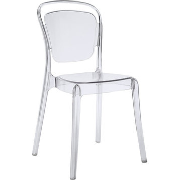 York Dining Side Chair - Clear
