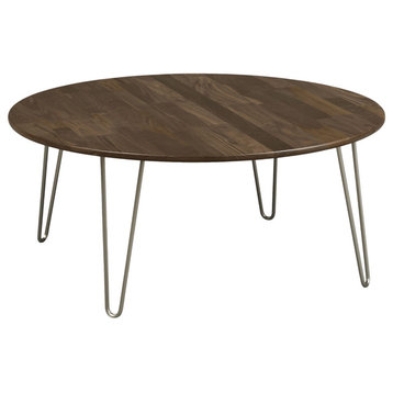 Essentials Round Coffee Table, Natural Cherry
