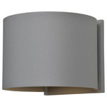 Access Lighting - Access Lighting Curve - 6" 6W 2 LED Marine Grade Outdoor Wall Sconce - Color Temperature:   Lumens: 4  CRI:Curve 6" 6W 2 LED Marine Grade Outdoor Wall Sconce Satin Nickel *UL: Suitable for wet locations*Energy Star Qualified: n/a  *ADA Certified: n/a  *Number of Lights: Lamp: 2-*Wattage:3w LED bulb(s) *Bulb Included:Yes *Bulb Type:LED *Finish Type:Satin Nickel