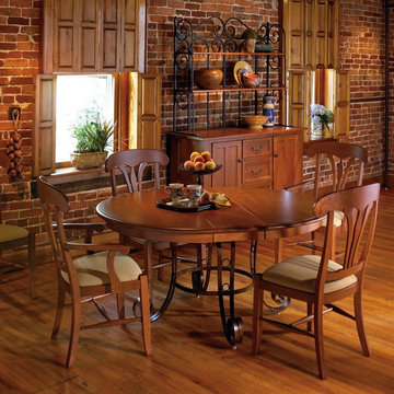 Iron Wood Dining Set