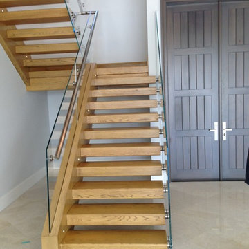 Glass Panels Railings with Standoffs