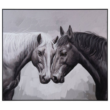 Landers Canvas Wall Art With Black Frame
