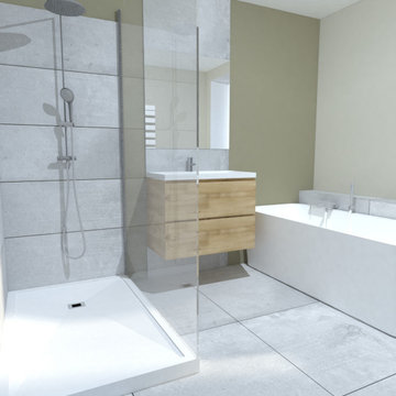 Salle de bain moderne