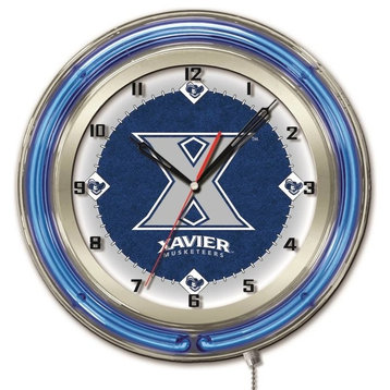 Xavier 19" Neon Clock