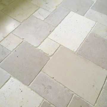 Limestone Tiled Floor Cleaned and Sealed in Bushy Park Teddington