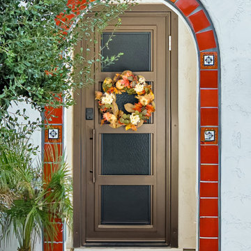 Desert Contemporary Iron Entry Door Exclusive
