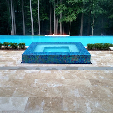 McLean Infinity Pool, Pavilion, & Terraced Patios