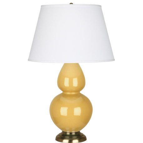 Double Gourd Table Lamp, Sunset Yellow