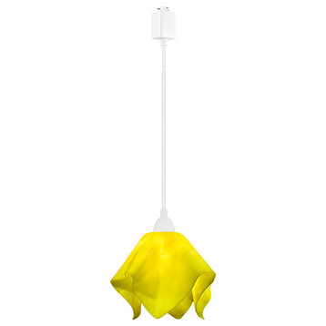 Jezebel Radiance Flame Small Track Light, Canary Yellow