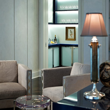 Art Deco Home Bar