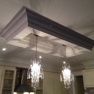 Fabricate lighting box & Cove crown mouldings Toronto