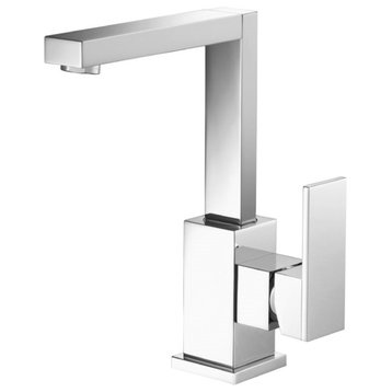 Isenberg 160.1500 - Single Hole Bathroom / Bar Faucet With Swivel Spout, Matte Black