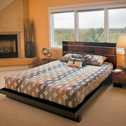 Reclaimed Wood Platform Bed - Bedroom Products