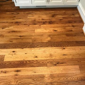 Character Grade White oak with a Natural Penetrating Oil