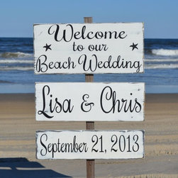 Handcrafted Beach House Decor Signs - Products
