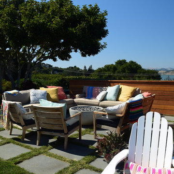Bluestone patio and pergola