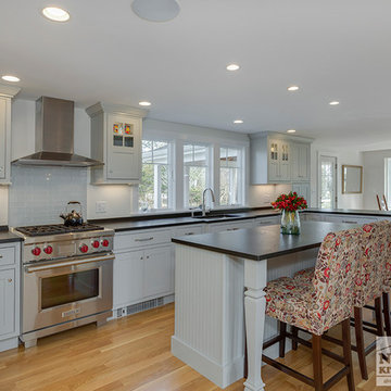 Showplace Inset Gray Kitchen