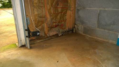 Basement Garage New Leak Repair Advice, Water Leaking Under Garage Door