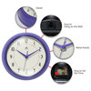Infinity Instruments Retro Kitchen Vintage 50s Wall Clock, Periwinkle