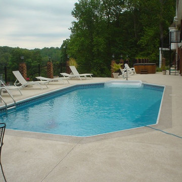 Pool deck restoration - Miller