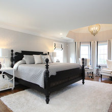 BLACK & WHITE BEDROOM