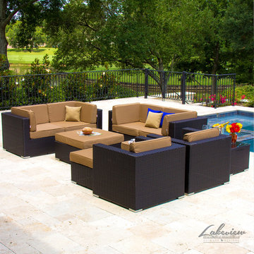 Avery Island 6-Person Patio Conversation Set